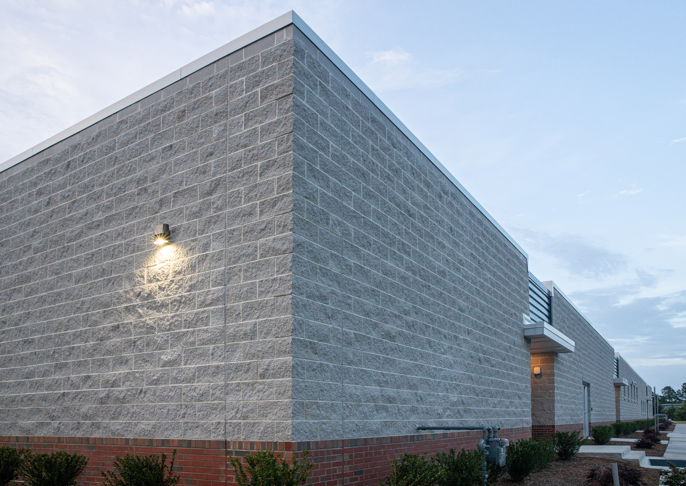 Raleigh Police Department in Raleigh, NC featuring Prestige Masonry Architectural Block - Split Face in Fountain Geyser